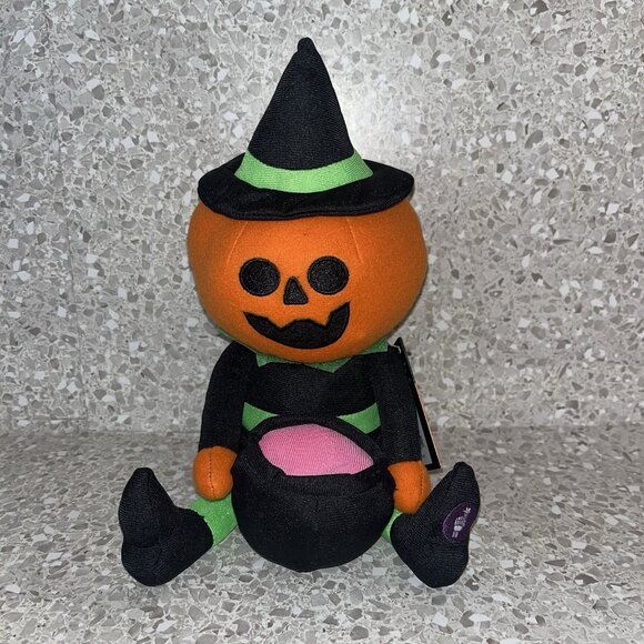 Hyde & Eek! Target Halloween Animated Stirring Pumpkin Witch Motion Plush Flaw - Picture 1 of 10